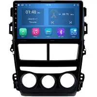 RoverOne Autoradio 4G+64G Bluetooth CarPlay Android Auto Navigation GPS pour Toyota Yaris Vios 2017 - 2020