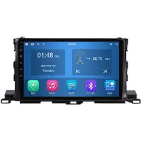 RoverOne Autoradio 4G+64G Bluetooth CarPlay Android Auto Navigation GPS pour Toyota Highlander 3 XU50 2013 - 2018