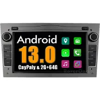 RoverOne Autoradio 2G+64G Bluetooth CarPlay Android Auto Radio GPS pour Vauxhall Opel Vivaro 2006-2010 G