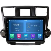 RoverOne Autoradio 4G+64G Bluetooth CarPlay Android Auto Navigation GPS pour Toyota Highlander 2 XU40 2007 - 2013