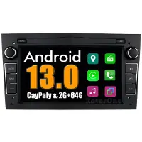 RoverOne Autoradio 2G+64G Bluetooth CarPlay Android Auto Radio GPS pour Vauxhall Opel Signum 2003-2011 B
