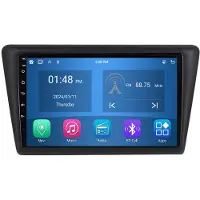 RoverOne Autoradio 4G+64G Bluetooth CarPlay Android Auto Navigation GPS pour Skoda Rapid 2013 - 2017