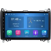 RoverOne Autoradio 4G+64G Bluetooth CarPlay Android Auto Navigation GPS pour Mercedes-Benz B-Class T245 Vito 3 W447 Vito 2 Viano 2 W639 Sprinter B200