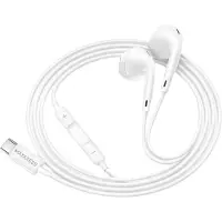 Avizar Mayaxess, écouteurs filaires USB-C avec micro pour Galaxy S21 FE, blanc
