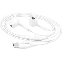 Avizar Mayaxess, écouteurs filaires USB-C avec micro pour Galaxy S23, blanc