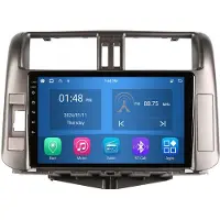 RoverOne Autoradio 4G+64G Bluetooth CarPlay Android Auto Navigation GPS pour Toyota Land Cruiser Prado 150 2009 - 2013