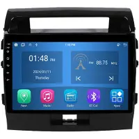 RoverOne Autoradio 4G+64G Bluetooth CarPlay Android Auto Navigation GPS pour Toyota Land Cruiser 11 200 2007 - 2015