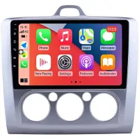 RoverOne Autoradio Bluetooth CarPlay Navigation GPS pour Ford Focus 2 Mk 2 2004 - 2011 MT