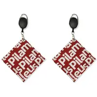 Typecat 2X Serviette de Nettoyage pour Balles de avec Mousqueton, Chiffon Nettoyant pour Chariot de , pour Sports de , Absorption D'Eau Rouge