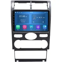 RoverOne Autoradio 4G+64G Bluetooth CarPlay Android Auto Navigation GPS pour Ford Mondeo Fusion 3 2000 - 2007