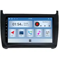 RoverOne 6G+128G Lecteur Multimédia Voiture Autoradio CarPlay Bluetooth Android Radio GPS pour Volkswagen Polo 5 2008 - 2020