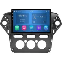 RoverOne Autoradio 4G+64G Bluetooth CarPlay Android Auto Navigation GPS pour Ford Mondeo Fusion 4 2006 - 2010