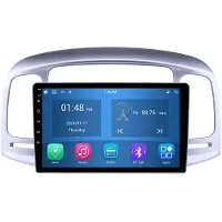 RoverOne Autoradio 4G+64G Bluetooth CarPlay Android Auto Navigation GPS pour Hyundai Accent 3 2006 - 2011