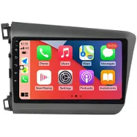 RoverOne Autoradio Bluetooth CarPlay Navigation GPS pour Honda Civic 9 FB FK FD 2011 - 2015