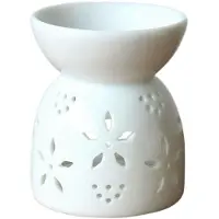 Melitt Artisanat en Céramique Poêle D'Aromathérapie Creux en Céramique Chandelier Créatif Fait à la Main Style 2