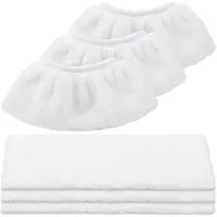 Typecat Ensemble de chiffons en microfibre compatibles avec les nettoyeurs vapeur EasyFix SC2, SC3, SC4.