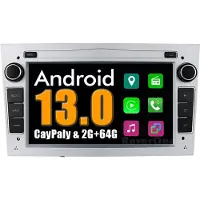 RoverOne Autoradio 2G+64G Bluetooth CarPlay Android Auto Radio GPS pour Vauxhall Opel Meriva 2006-2011 S