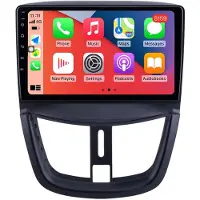 RoverOne Autoradio Bluetooth CarPlay Navigation GPS pour Peugeot 207 2006 - 2015