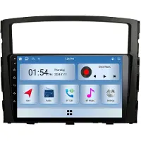 RoverOne 6G+128G Lecteur Multimédia Voiture Autoradio CarPlay Bluetooth Android Radio GPS pour Mitsubishi Pajero 4 V80 V90 2006 - 2014