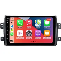 RoverOne Autoradio Bluetooth CarPlay Navigation GPS pour Suzuki SX4 1 2006 - 2014 for Fiat Sedici 189 2005 - 2014