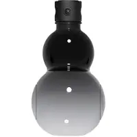 Tlily Bouteille D'Eau en Forme de Gourde D'Inspiration Rétro Chinoise 900 Ml Bouteille D'Eau de Sport en Forme de Gourde Bouteille D'Eau de Capacité,