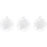 Melitt 3 Pièces 8 cm Suspendus Fleurs En Verre Vase Plante Vase Stand Titulaire Terrarium Récipient Chandelier Photophore Titulaire Décor à La Maison