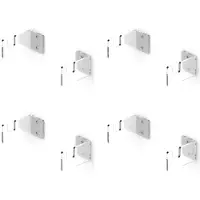 Melitt 4X PréSentoir à Couteaux en Acrylique Collection de Couteaux à Lame Fixe Porte-PréSentoir à Couteau Unique DéCoration Rustique pour la Maison