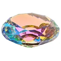 Typecat 60 mm K9 Cristal Diamant Presse-Papier DéCoratif Arc-En-Ciel Fabricant Prisme Verre Diamants Salle de Mariage Ornements de Bureau B