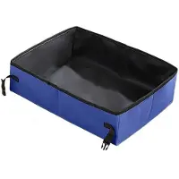 Tlily Bac à Litière Pliable Bac à Litière Pliable Toilettes pour Chat Toilettes Portables de Étanches et Anti-Fuites pour Animaux de Compagnie Bac à
