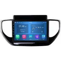 RoverOne Autoradio 4G+64G Bluetooth CarPlay Android Auto Navigation GPS pour Hyundai Solaris 2 II 2020 - 2021