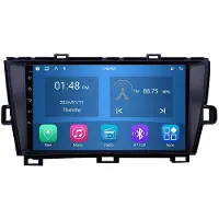 RoverOne Autoradio 4G+64G Bluetooth CarPlay Android Auto Navigation GPS pour Toyota Prius XW30 2009 - 2015