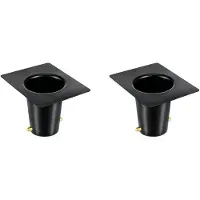 Melitt 2X Chaîne de Pluie de Jardin Japonaise - Chaîne de Drainage Décorative pour Avant-Toit de Villa, Cloche de Pluie, Entonnoir de Tuyau D'Évier,