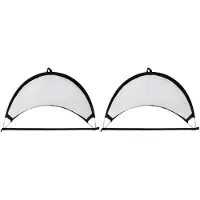 Melitt 2 Pièce de Football Football Objectif Net Formation Pliant Objectif Objectif Net Tente Enfants Intérieur en Plein Air Jouet Jouet Noir