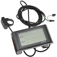 Melitt 24-72V SW900 LCD Affichage ContrôLe VéLo ÉLectrique Compteur de Vitesse Compteur de Vitesse Filaire Compteur de Vitesse Code Table E-Bike