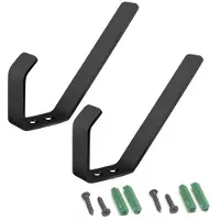 Wella 2 Pièces Porte-Casque de Moto Support de Casque Support Mural Présentoir de Casque Porte-Manteau Polyvalent pour la Maison