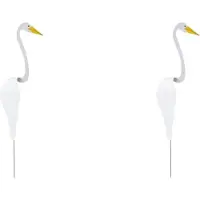 ISTOVO 2pièces 40 cm Tourbillon Oiseau Décoration de Jardin Créatif Décoratif Canard Spin avec la Brise Maison Jardin Décor-A