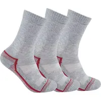 Carhartt Hommes, Chaussettes, Équipement léger Skarpety Force Midweight 3x Gris, Gris, (Lot de 3, 38 - 41)