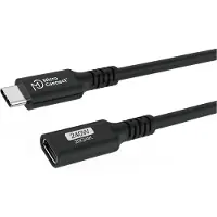 Microconnect USB3.2CC015EX, 0.15 m, USB C, USB C, USB 3.2 Gen 2x2, 20 Gbit/s, Noir