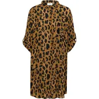 Kaffe Chemisier 'Jessi' caramel / noisette / noir
