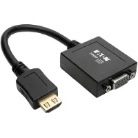 Eaton P131-06N câble vidéo et adaptateur 0,15 m VGA (D-Sub) Noir