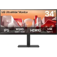 LG 34 IPS MONITOR CURVED SPK 34BA75QE-B (3440 x 1440 pixels, 34"), Moniteur, Noir
