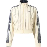 Adidas Originals Reversible Firebird Full Zip Sweatshirt Beige M Femme
