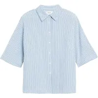 s.Oliver Chemisier bleu clair / blanc