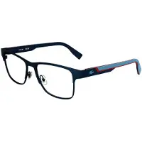 Lacoste Lunettes de Vue L2307MAG-SET 55/16/145 Matte blue Metal MAN L2307MAG-SET