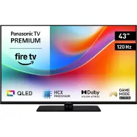 Panasonic Téléviseur TV-43W85BEZC, 109,2 cm (43 pouces), 3840 x 2160 pixels, QLED, Smart TV, Wi-Fi, noir