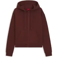 HUGO pour femme. 50535240 Sweat-shirt Dalfine marron (M), Casuel, Coton