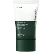 ANUA - Heartleaf Silky Moisture Sun Cream - Crème solaire hydratante et apaisante