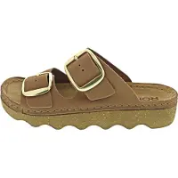 Rohde Foggia-D : Chaussures pour femmes, pantoufles, sandales, couleur marron, style décontracté