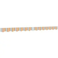 Syfax Tissu de remplacement de cantonnière d’auvent multicolore 3,5 m
