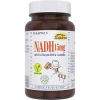 Espara GmbH Espara NADH 15 mg avec co-enzyme Q10 et carnitine Gélules de production d'énergie, 50 gélules